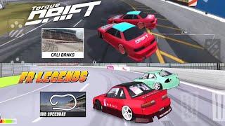 Torque Drift - Cali Banks vs. FR Legends - IWD Speedway | Direct Comparison