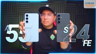 Galaxy A55 VS Galaxy S24 FE | ¿Cuál te conviene más?