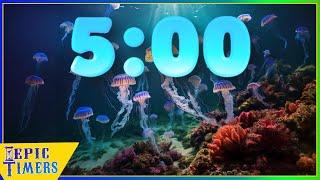 5 Minute Jellyfish Timer with music and an Ocean Surprise!