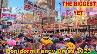 Benidorm FANCY DRESS 2023: The BIGGEST in history?!  #benidormbyana