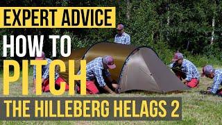 How to Pitch the Hilleberg Helags 2 | Tutorial for the Helags series