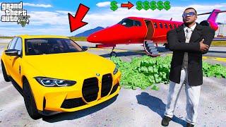 Franklin Changing His Life With Just $1 in GTA 5 | SHINCHAN and CHOP