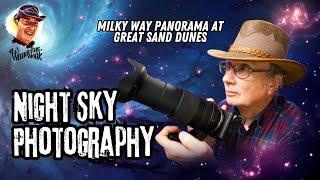 Night Sky Photography: Milky Way Panorama at Great Sand Dunes