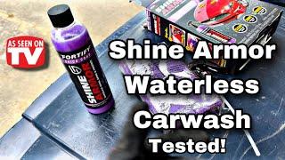 Shine Armor Waterless Carwash -Testing As Seen On TV Products