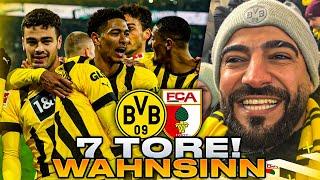  7 Tore DRAMA bei HALLER Debut | BVB Borussia Dortmund vs FC Augsburg Stadionvlog