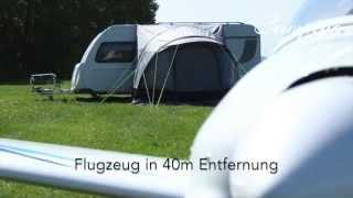 Camping Trend: Wohnwagen Luft Vorzelt im Windtest (Fritz Berger Garda-L Deluxe)