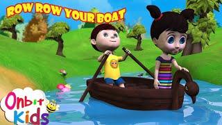 Row Row Row Your Boat | Nursery Rhymes And Baby Songs