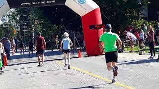 Finish Fergus Highland Games 10k race