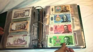 My Full Paper Money World Currency Collection As Of March 2016 Part 1