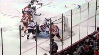 NHL Presason: Martin Brodeur amazing save vs Flyers - Flyers CSN