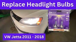 Headlight Replacement VW Jetta 2011 to 2015