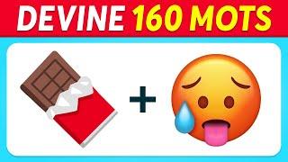 Devine 160 MOTS en ÉMOJIS - Grand Quiz Émoji 2024