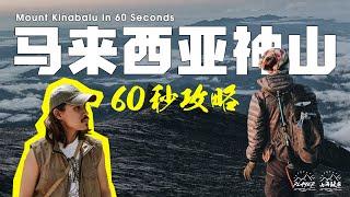 难爬吗？60秒沙巴神山攀登全记录 ！【马来西亚最高沙巴神山】Mount Kinabalu in 60 seconds vlog