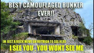 AMAZING CAMOUFLAGED ALPINE BUNKER - I SEE YOU BUT YOU WONT SEE ME