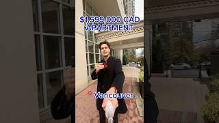 $1.6M apartment tour in Vancouver! #canada #vancouver #realestate #realtor #tour #luxury