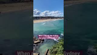 Bondi Beach in Sydney, Australia. I wonder what it’s like to live next to the ocean. ‍️ #shorts