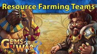 Gems of War: Gnome Farming, Gold Farming, and Soul Farming Teams