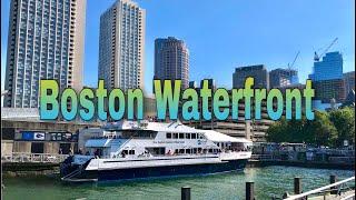 [4K]  Boston Waterfront | Boston | Massachusetts | USA