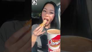 Alexia's Ultimate Raising Cane's Meal: Chicken, Toast, Fries & Sandwich#mukbang #shorts #trending