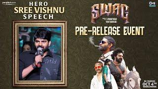 Hero Sree Vishnu speech at SWAGPre-Release Event | Sree Vishnu | TG Vishwa Prasad | PMF