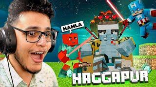 I Became a Warrior in Minecraft and Fought with Pirates - Haggapur SMP (with @HiteshKSHindiGaming)