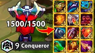 Finally I got it! 1500/1500 Conqueror MAX Cash-out!