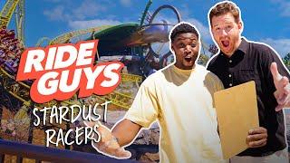 Riding the BIGGEST Roller Coaster at Universal Epic Universe: Stardust Racers! | Ride Guys