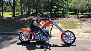 Delivery Day - A Very Custom Harley Davidson FL Chopper