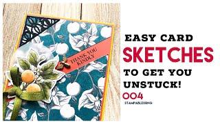 Get Unstuck with Cardsketch 004 / Botanical Prints Product Medley