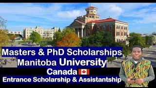 $72,000 CAD: University of Manitoba Graduate Fellowship Canada