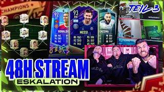 48 Stunden Stream ESKALATION #3 OTW PACK OPENING + 1. Weekend League  FIFA 22 LIVE 