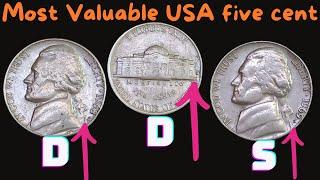 Discover the Most Valuable Monticello Jefferson Nickels Five Cent that are Rare ,