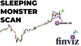 HOW TO FIND MONSTER STOCKS BEFORE THEY WAKE UP USING FINVIZ | Sleeping Monster Scan