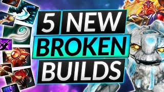 5 NEW BROKEN BUILDS for FREE MMR - These Heroes are UNSTOPPABLE - Dota 2 Guide