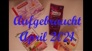 Aufgebraucht April 2021 (Jahreschallenge, Baby, Pflege, Haushalt)