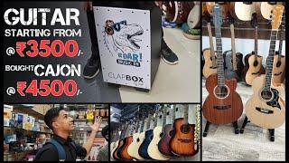 GUITAR Starting At Rs 3500 | Buying New CAJON under Rs 4500 | Resonance Musical | Vlog | imran16