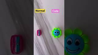 Normal Stationery vs Cute Stationery️StudyWith Aahna#shorts #study #asmr #stationery #cute