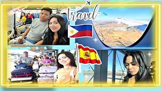 TRAVELING FROM PHILIPPINES TO MADRID |VACATION 2023 |Cherich TV