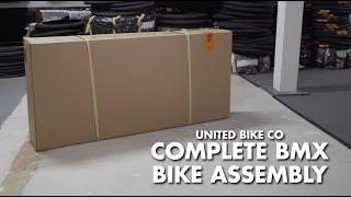 How to assemble a UNITED BIKE CO Complete BMX Bike