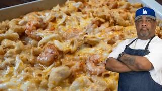 Cheesy Seafood Mac and Cheese You Can't Resist!