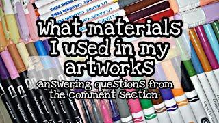 What Art Materials I Use (FAQ) | Pauline's Diary