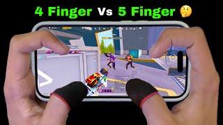 Best HANDCAM! 4 Finger Vs 5 Finger  which is The best? Pubg MOBİLE