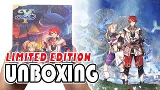 Ys X Nordics Limited Edition (Nintendo Switch) Unboxing