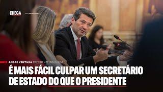 É mais fácil culpar um secretário de estado do que o Presidente