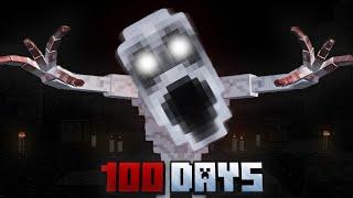 Can I survive 100 days in HORROR hardcore Minecraft?