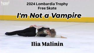 Ilia Malinin FS Lombardia Trophy 2024 "I'm Not a Vampire" (2K)