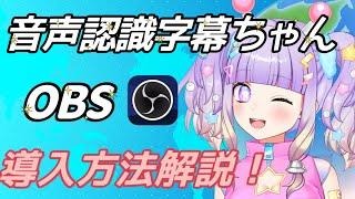 【音声認識字幕ちゃん】アホの子でもできる️OBS導入解説【音声を同時に翻訳！？】