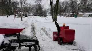 DIY homemade wheelbarrow and snowblower invention