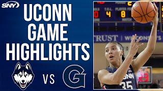 UConn vs Georgetown (1/11) | UConn Women's Basketball Highlights | SNY