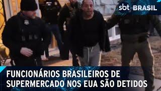 Brasileiros são detidos pela polícia de imigração nos EUA | SBT Brasil (28/02/25)